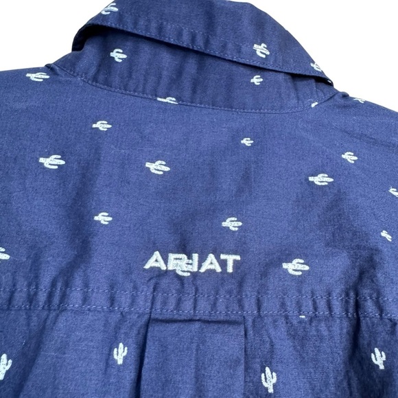 Ariat Jovanni Stretch Classic Fit Shirt Cactus Western Long Sleeve Button Up S - Picture 5 of 11